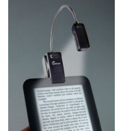 Klemm-Leselampe Bookchair E-Booklight Schwarz