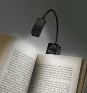 Klemm-Leselampe Bookchair E-Booklight Schwarz