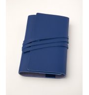 Buchhülle aus Leder Bookchair Litera M Blau