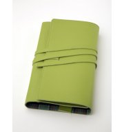 Buchhülle aus Leder Bookchair Litera L Grün