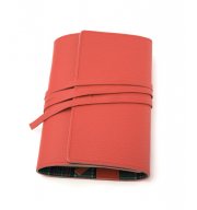 Buchhülle aus Leder Bookchair Litera L Rot