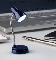 Klemm-Leselampe Bookchair Little Lamp Blau