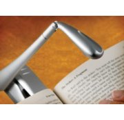 Klemm-Leselampe Bookchair Clip-On LED Silbern
