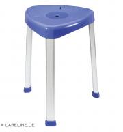 Eck-Duschhocker Careline Blau