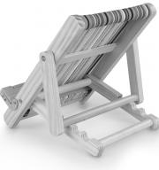 Leseständer für Bücher, E-Reader und Tablets Deckchair Bookchair Medium Large Blue