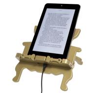 Leseständer für Bücher, E-Reader und Tablets Throne Bookchair Gold