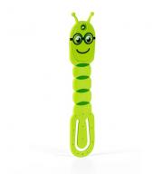 Klemm-Leselampe Flexilight Bookworm Green