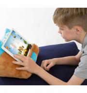 Weiches Lesekissen für Bücher, E-Book-Reader oder Tablets Cuddly Reader Owliver