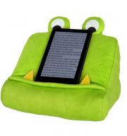 Weiches Lesekissen für Bücher, E-Book-Reader oder Tablets Bookmonster Green