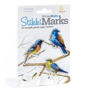 Lesezeichen selbstklebend und wiederablösbar Stikki Marks Winter Birds