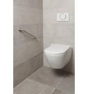 Wandhaltegriff für Bad und WC massiv aus Edelstahl